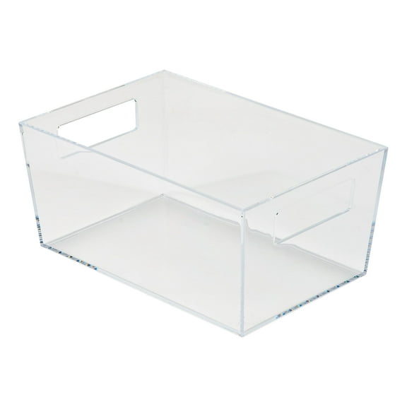 Simplify Small Plastic Storage Bin in Clear