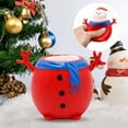 thumbnail image 5 of Stress Relief Toy, Interactive Snowman Toy, Christmas Stress Relief Squeeze Toy With Hidden Santa Surprise, Durable Soft PVC Material For Holiday Fun And Anxiety Relief, 5 of 7