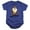 Taz, variant on Taz Wild Man Unisex Infant Snap Suit for Baby (6 Months) Royal Blue