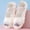 Hot Pink, variant on FSYBOA Girl Ballet Shoes, Solid Color Non Slip Elastic Straps Soft Sole Dance Shoes for Girl Pink Size 4T
