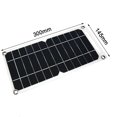 thumbnail image 1 of High Power USB 2.5A Solar Panel Outdoor Waterproof Hiking Portable Cell Power Bank Battery Solar Charger for Mobile Phone ,Easy to Install, 1 of 7