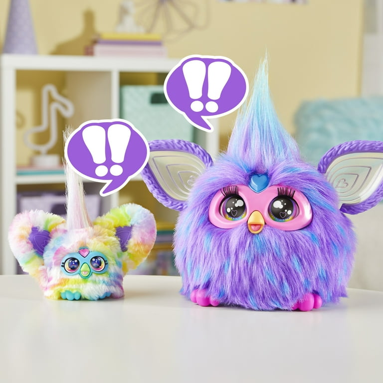 Furby Furblets Zee-Bah Mini Zebra Toy Electronic Plush with Sound