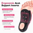 thumbnail image 2 of Arch Support Insoles, Adjustable Height High Arch Support Inserts, Flat Feet Orthotic Insoles, Shock Absorbing Supports for Flat Feet, Suitable for All Kinds of Shoe Types, 2 of 8