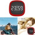 thumbnail image 3 of Ounissouiy Despertadores de silicona LED Reloj de electrónico de silicona Calendario Perfección Control de voz Decoración del hogar No.2 Ounissouiy HA024435-02, 3 of 3