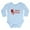 Sky Blue, variant on CafePress - Half Polish Body Suit - Long Sleeve Cotton Baby Bodysuit