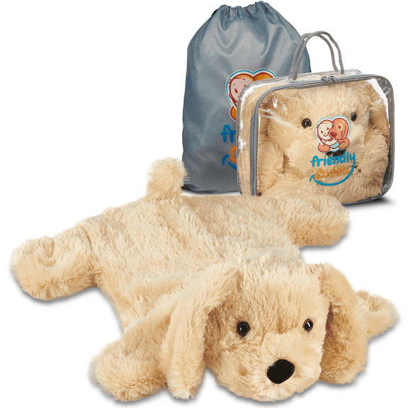 Friendly Cuddle Microwaveable Weighted Lap Pad 5 lbs Sensory Weighted Stuffed Animal Cuddle Pillow Blanket for Kids