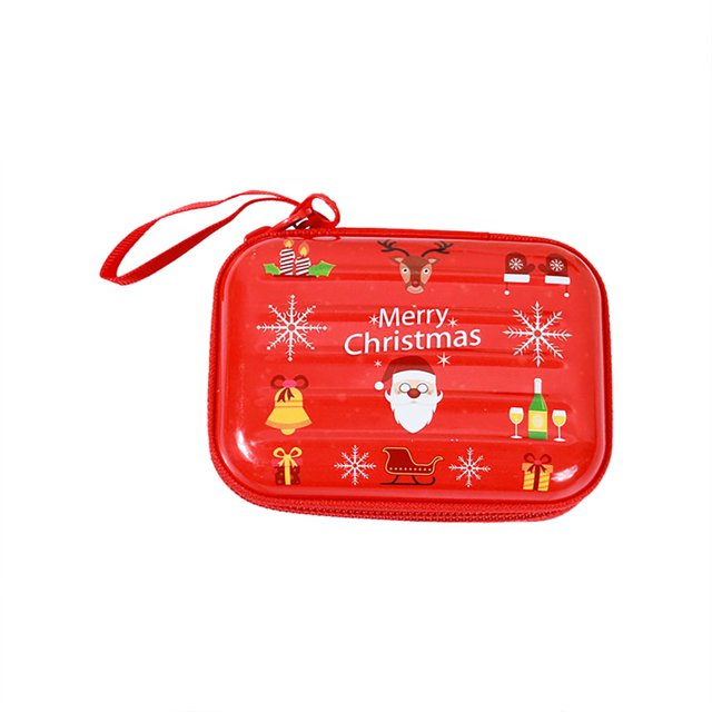 PENGXIANG Boîte de Rangement Rectangulaire Créative en Fer-Blanc pour Bonbons Bijoux Mini Sac de Rangement à Fermeture Éclair