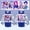 Strap Cup Blue Kpop Three Y, variant on New Cartoon Anime KPOP Cool Printed Straw Insulated Cup with Handle High Appearance Double Drinking Mouth Stainless Steel Cute Water Cup