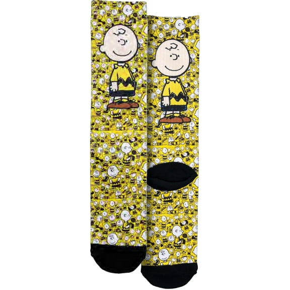 Spoontiques Peanuts Charlie Brown Crew Socks