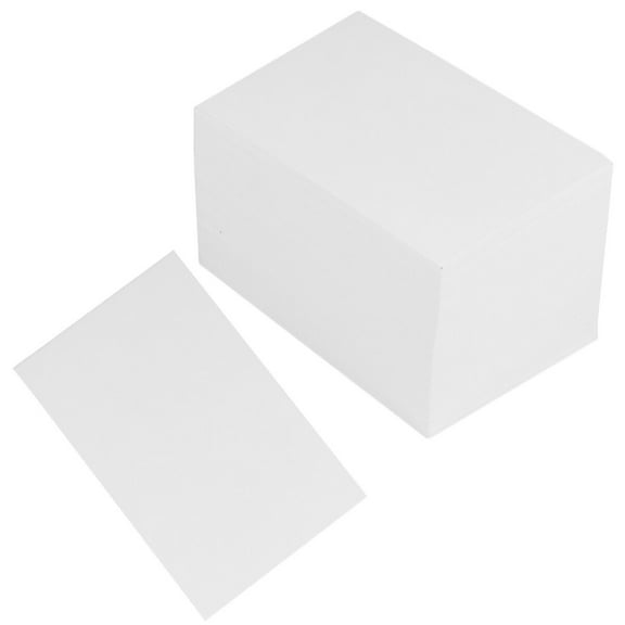 LABSERRON 200Pcs Small Cards White Paper Rectangle Plain Cards For Daily Writing And Drawing 3.3x2.1in