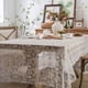 thumbnail image 4 of Mantel Rústico de Encaje para Mesa de Centro, Decorativo, Blanco, Bordado, para Fotografía de Pasteles, Accesorios de Bordado, 4 of 7