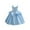 Blue, variant on Coerni Girls Sleeveless Wedding Party Dress Ruffle Layered Princess Dresses with Applique Pageant Formal Evening Gown