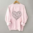thumbnail image 4 of Inverlee Valentine's Day Sweatshirt Women Sweet Love Heart Graphic Sweatshirts Casual Pullover Sweater Tops Crewneck Teen Girls Long Sleeve Tops for Women, 4 of 4