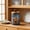 Blue, variant on Emdiqzs Textured Colored Glass Storage Jars Wooden Lids Airtight Kitchen Pantry Organizers for Food Storage, Blue, Green, Pink, Red, Yellow