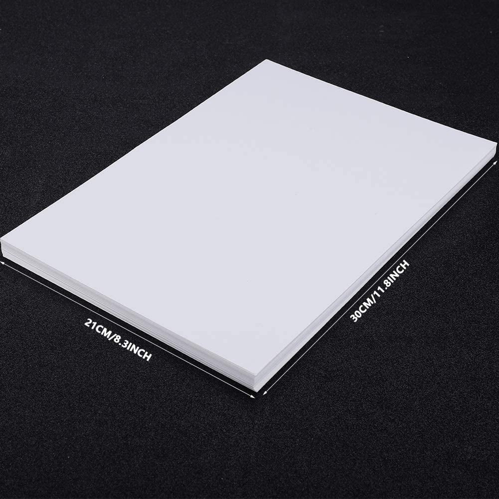 100 Sheets 11.8 x 8.3 inch A4 Paper White, Printer Plain White Paper, Multipurpose Office