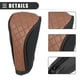 thumbnail image 4 of Funda universal para palanca de cambios manual de coche con cremallera, funda para palanca de cambios, funda para palanca de cambios, moderna, piel sintética, color negro y marrón, 4 of 7