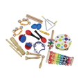 thumbnail image 2 of Instruments de Musique avec Sac de Transport, Ensemble de Jouets de Percussion Musicale avec Xylophone, Tambourin, 2 of 5
