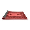 thumbnail image 2 of Ahgly Company Indoor Round Abstract Red Modern Area Rugs, 6' Round, 2 of 4