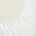 thumbnail image 6 of Simple&Opulence 100% Viscose Made from Bamboo Cooling Fitted Bottom Sheet Only 1 Piece, 15 Inch Deep Pocket for Mattress, Extremely Soft and Breathable(white,Queen), 6 of 6