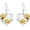 Bee, variant on Bee Earrings for Women, 925 Sterling Silver Bumble Bee Dangle Drop Earrings, Unique Heart Honey Earrings Bees Jewelry Gifts for women Birthday Valentines Christmas