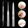 thumbnail image 4 of Kit de aseo de uñas Irfora 4 unids / set cortador de uñas cortaúñas Kit de aseo conjunto de manicura pedicura dedo del pie herramientas de arte de uñas con bolsa de almacenamiento Irfora Kit de aseo de uñas, 4 of 7