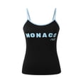 thumbnail image 2 of HNMKIU Women's 90s Retro Streetwear Graphic Letter Print Brazil Crop Top T Shirt Womens Tank Tops Black,M, 2 of 7