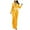 AA-Yellow, variant on QATAINLAV Women's Long Sleeve Lapel V Neck Jumpsuits Fashion Colorblock Business Casual Outfits Belted Nightclub Party Rompers, Green, S