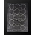 thumbnail image 2 of Willett, Michael 19x24 Black Modern Framed Museum Art Print Titled - Concentric Metallic in Gunmetal, 2 of 5