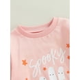 thumbnail image 5 of Douhoow Toddler Baby Halloween Pullover Autumn Casual Ghost Printed Long Sleeve Sweatshirt, 5 of 8
