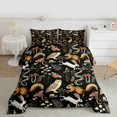 thumbnail image 2 of Manfei Boho Jungle Animal Bedding Comforter Set for Child, Squirrel Fox Butterfly Twin Comforter Sets, Rustic Farmhouse Reversible Bedding Set, Ultra Soft Home Decor, 2pcs, 2 of 8
