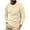 Beige, variant on Aofany Long Sleeve Tee Shirts for Men Men's Slim Fit Round Neck Solid Long-sleeved T-shirt Top