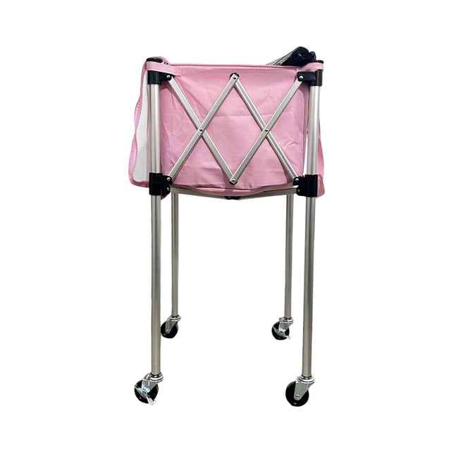 Siruishop Foldable Tennis Ball Hopper Folding Compact Collector Sturdy Pickleball Cart