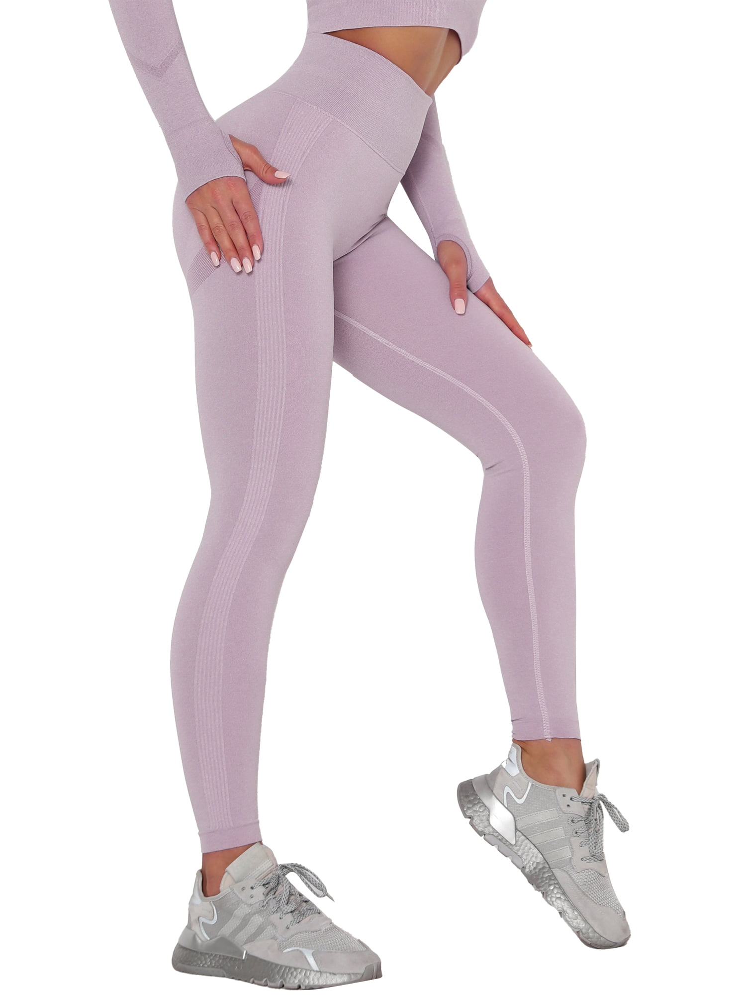 VASLANDA Women's High Waist Workout Gym Vital Seamless Leggings Butt Lift  Stretchy Yoga Pants - Walmart.com