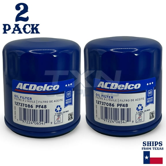 ACDelco PF48E Professional Engine Oil Filter - 2 Pack