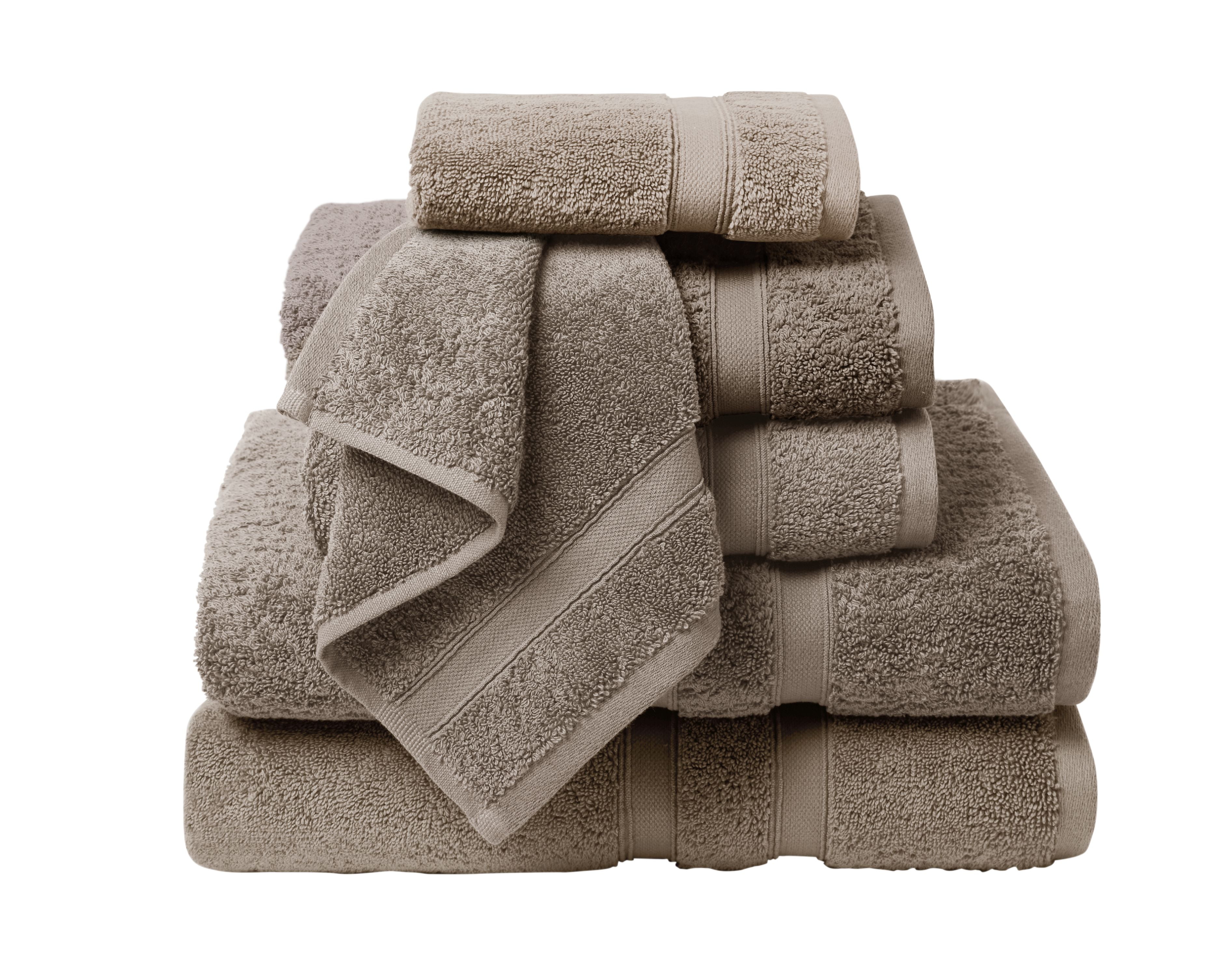 taupe bath towels