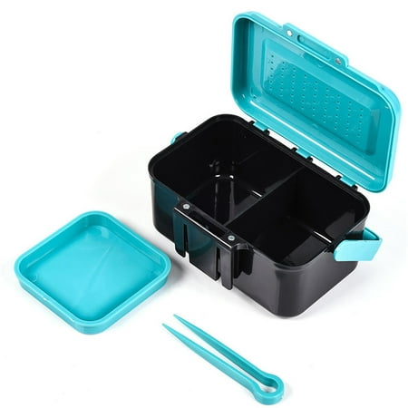 Portable Thickened Fishing Bait Box Large Capacity Breathable Live Bait Box  Worm Container Fishing Gear Accessories 