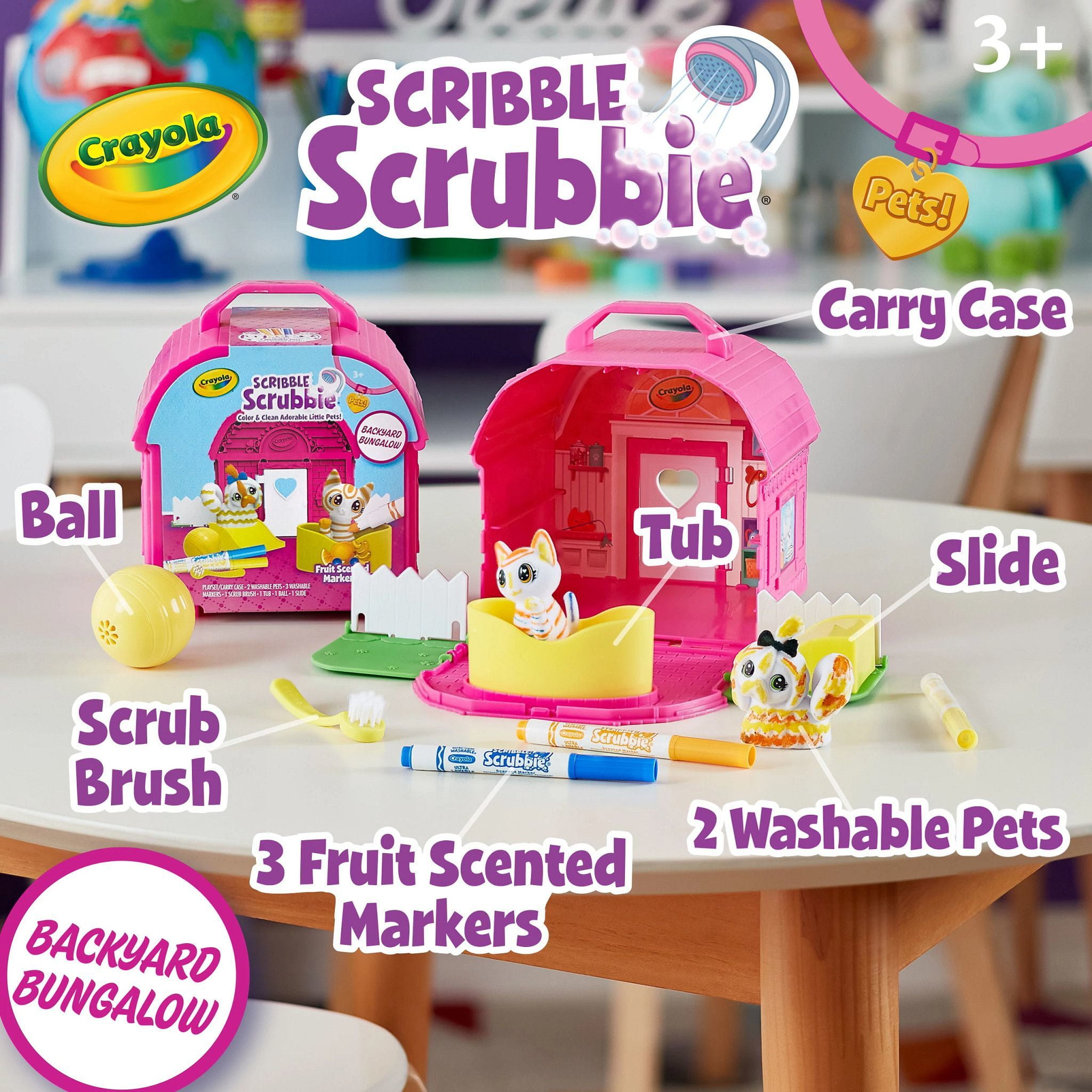 Scribble Scrubbie Pets (Backyard Bungalow) – Loomini
