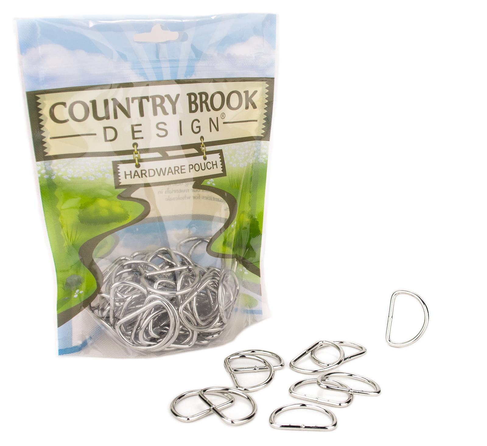 Country Brook Design® 3/8 Inch Welded D-Rings 50 