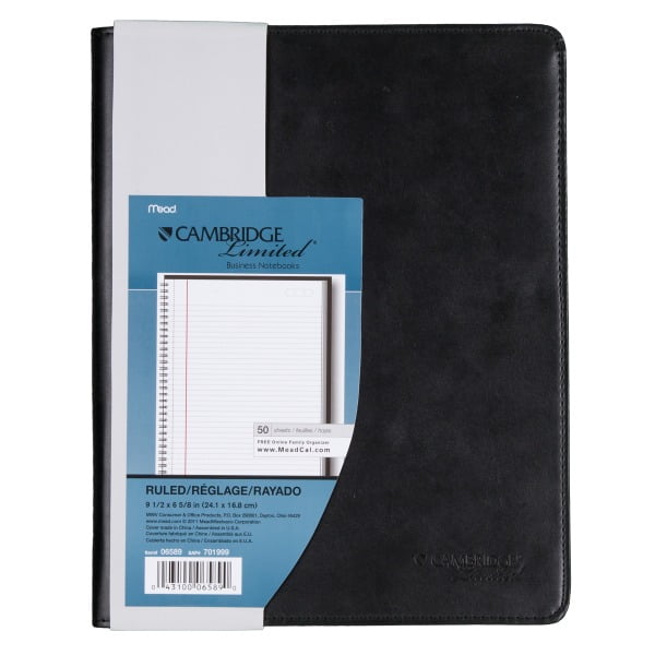 Mead Cambridge Limited Refillable Notebook Cover (06589)