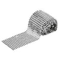 thumbnail image 1 of Unique Bargains Silver Plastic Spike Rivet Trim Ribbon (2 Yards), 1 of 6