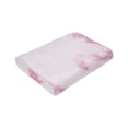 thumbnail image 6 of Wijzvio Pink Marble Throw Blanket Soft Fuzzy Fleece Blanket For Couch Bed Living Room Decoration 80"X60", 6 of 9