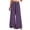 A Purple, variant on Fitness Clothing Women Fashion Non Positioning Printed Wide Leg Drawstring Elastic Waist Pocket Full Length Pants Gray S