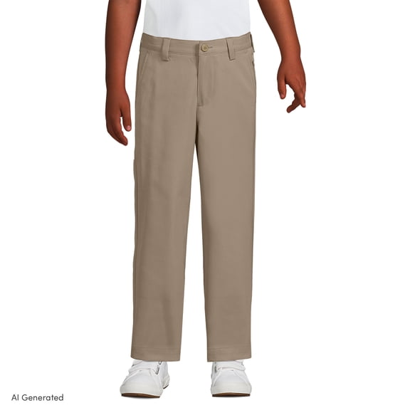 Lands' End Boys Iron Knee Active Performance Chino Pants