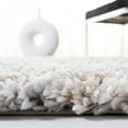 thumbnail image 5 of SAFAVIEH Fontana Deacon Abstract Shag Runner Rug, Grey/Ivory, 2'3" x 6', 5 of 8