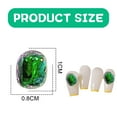 thumbnail image 2 of 9pcs K9 Pink Pack Green Glass Drill pointed Bottom Shaped Nail Drill Nail decoration - 8*10mm, 2 of 5