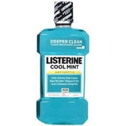 6 Pack - Listerine Antiseptic Mouthwash, Cool Mint 33.8 oz