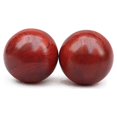 thumbnail image 1 of SKISUNO 2Pcs Therapy Balls Dark Red for Elders and Family Occasions, 1 of 8