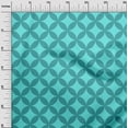 thumbnail image 3 of oneOone Velvet Sky Blue Fabric Geometric Sewing Material Print Fabric By The Yard 58 Inch Wide, 3 of 4