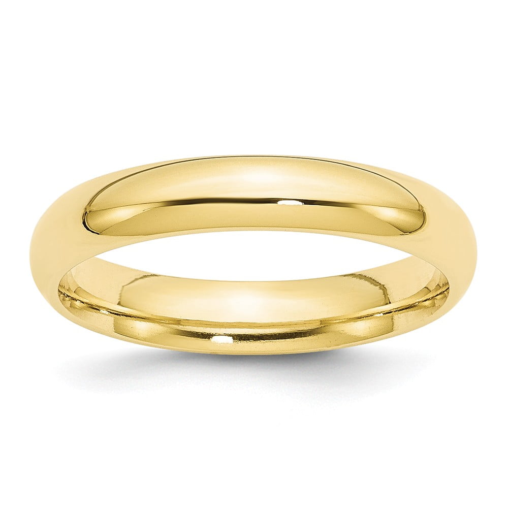 Mens 10K Yellow Gold 4mm Comfort Fit Plain Wedding Band Available Ring Sizes 8-12 1/2 Mens 10K Yellow Gold 4mm Comfort Fit Plain Wedding Band Available Ring Sizes 8-12 1/2