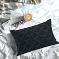 thumbnail image 5 of Pofeuu Black Fish scales Print Polyester Microfiber Plush Pillowcases, Super Soft and Cozy Pillow Case Covers with Envelop Closure（Pillow core not included）-16"x24", 5 of 6